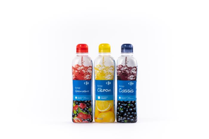 Clip-on cap for syrups